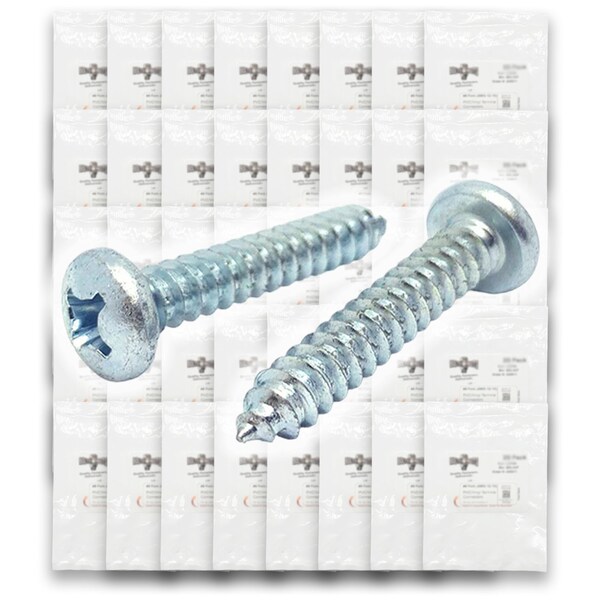 Boltsandnuts.Com Phillips Pan Head Sheet Metal Self Tapping Screws Assortment - 2840 PCS Assortment Kit #363 - main